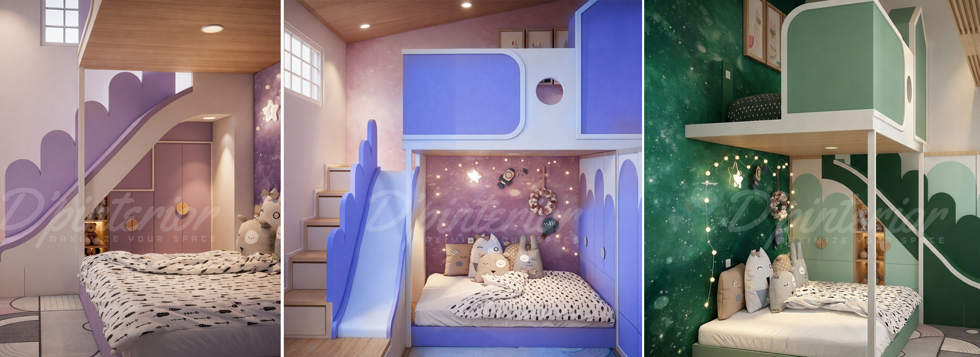 Kamar Anak dengan Seluncuran